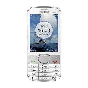 Mobilní telefon Maxcom Classic MM320, bílý