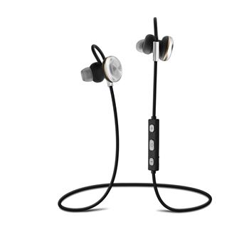 Stereo Bluetooth sluchátka FIXED Steel, A2DP, stříbrná