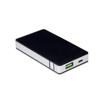 Powerbanka CELLY s USB výstupem, 4000 mAh, 1.5 A, Lightning konektor, stříbrná