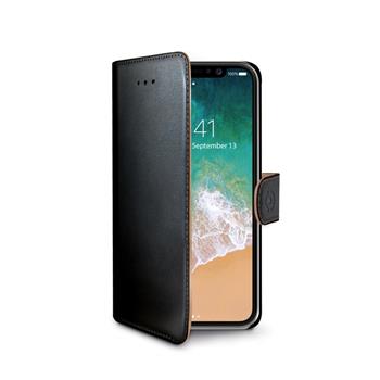 CELLY Wally book case for Apple iPhone X/XS, PU leather, black