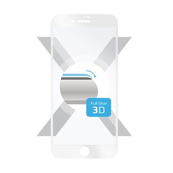 FIXED 3D Full-Cover Schutzglasfür Apple iPhone 6/6S/7/8, weiß