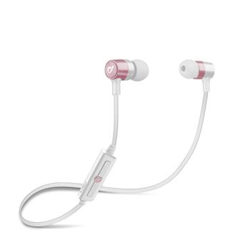 Bluetooth In-ear stereo headphones Cellularline Unique Design for iPhone, pink-gold