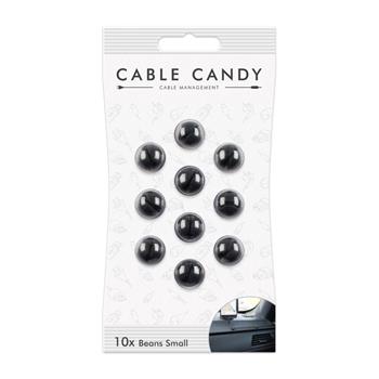 Cable organizer Cable Candy Small Beans, 10 pcs, black