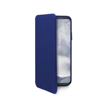 Pouzdro typu kniha CELLY Prestige pro Samsung Galaxy S9, PU kůže, modré