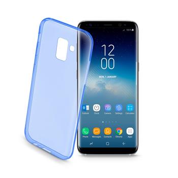 Bolor Gel Hülle CELLULARLINE COLOR für Samsung Galaxy S9, blau