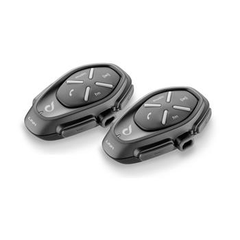 Bluetooth handsfree pre uzavreté a otvorené prilby CellularLine Interphone LINK, Twin Pack