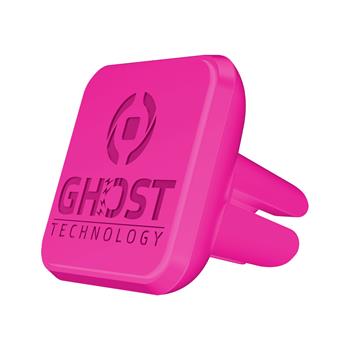Univerzální magnetický držák do ventilace CELLY GHOSTVENT pro mobilní telefony, růžový