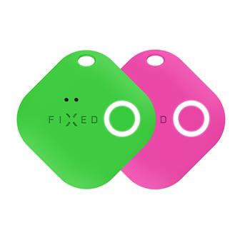 Smart tracker FIXED Smile s motion senzorom, DUO PACK-zelený + ružový