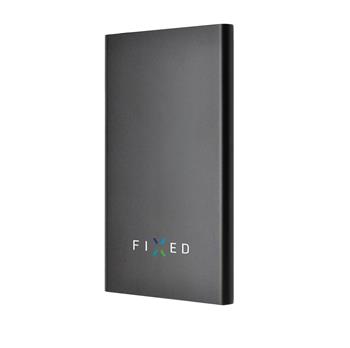 Powerbanka FIXED Zen 5000 v luxusním hliníkovém provedení, černá, rozbaleno
