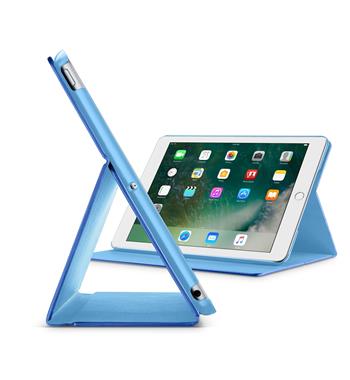 Pouzdro se stojánkem CellularLine FOLIO pro Apple iPad 9,7" (2018)/iPad 9.7" (2017)/iPad Air, modré