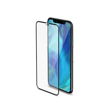 Protective hardened glass CELLY 3D Glass for Apple iPhone XR, black (screen glass, anti blue-ray)