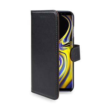 Pouzdro typu kniha CELLY Wally pro Samsung Galaxy Note 9, PU kůže, černé