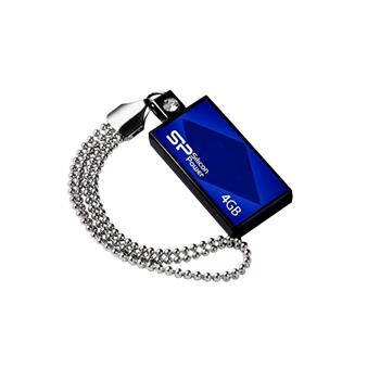 USB flash disk Silicon Power Drive Touch 810, 4GB, USB 2.0, modrý
