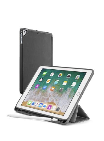 Pouzdro Cellularline Folio Pen pro Apple iPad (2018)/iPad Pro 9,7", slot pro Apple Pencil, černé
