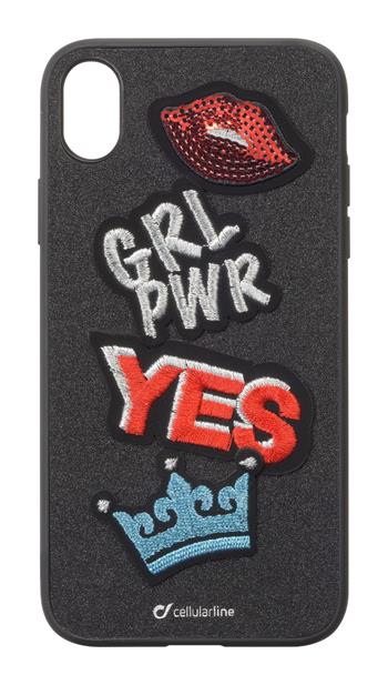 Chull cover with CellularLine PATCH Yes embroidered motif for Apple iPhone XR