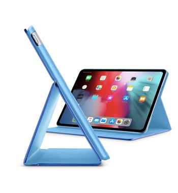 Puzdro so stojanom CellularLine Folio pre Apple iPad Pro 11 "(2018), modré