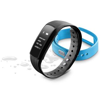 Bluetooth fitness náramek s dotykovým displejem CellularLine EASYFIT TOUCH 2, modrý,rozbaleno