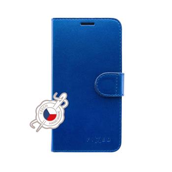 Pouzdro typu kniha FIXED FIT Shine pro Huawei P20 Lite, modré