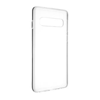 Ultratenké TPU gélové puzdro FIXED Skin pre Samsung Galaxy S10, 0,6 mm, číre