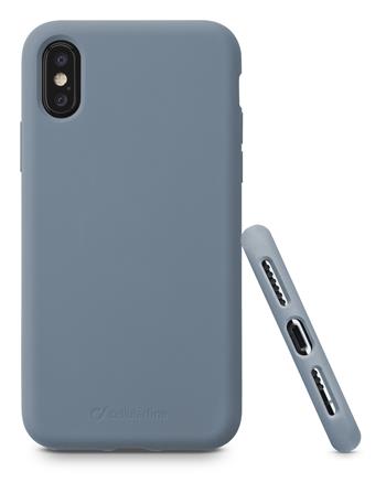 Ochranný silikonový kryt CellularLine SENSATION pro Apple iPhone X/XS, šedý