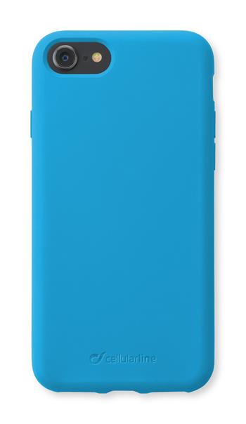 Ochranný silikonový kryt Cellularline Sensation pro Apple iPhone 6/7/8/SE (2020), modrý neon