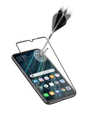 Ochranné tvrzené sklo pro celý displej Cellularline CAPSULE pro Huawei P30, černé