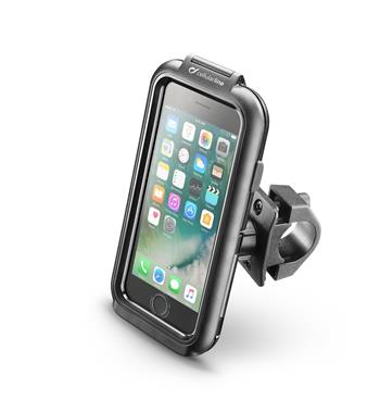 Voděodolné pouzdro Interphone pro Apple iPhone SE(2020)/8/7/6/6S, úchyt na řídítka, černé