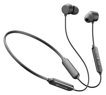 Bezdrátová In-ear sluchátka CellularLine Neckband Flexible s dlouhou výdrží, Bluetooth, černá