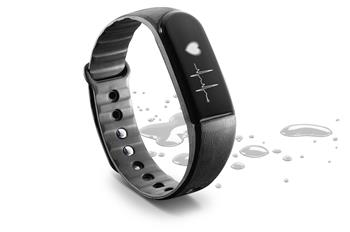 Bluetooth fitness náramek s monitorem srdečního tepu CellularLine EASYFIT TOUCH HR, černý