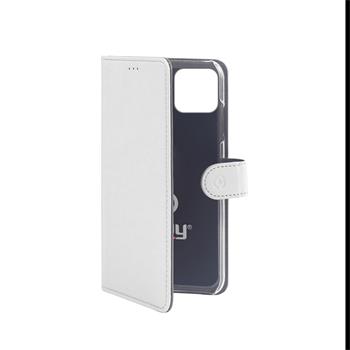 CELLY Wally book case for Apple iPhone 11 Pro Max, PU leather, white