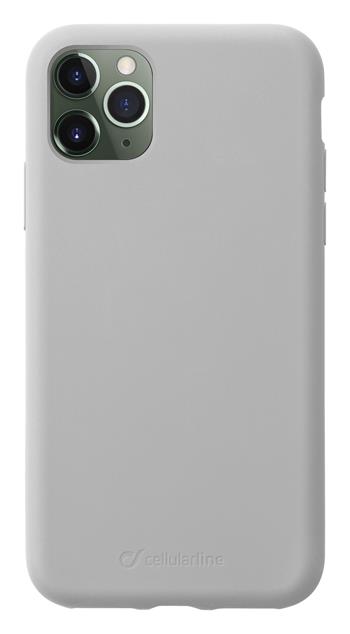 Protective silicone cover CellularLine SENSATION for Apple iPhone 11 Pro, gray