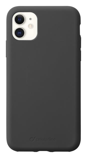 Protective silicone cover CellularLine SENSATION for Apple iPhone 11, black