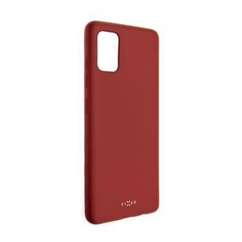 Zadní pogumovaný kryt FIXED Story pre Samsung Galaxy A51, červený