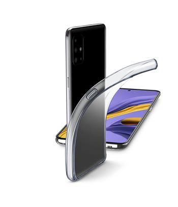 Extratenký zadný kryt CellularLine Fine pre Samsung Galaxy A51, bezfarebný