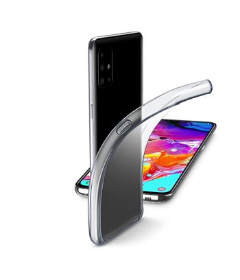 Extratenký zadní kryt Cellularline Fine pro Samsung Galaxy A71, bezbarvý