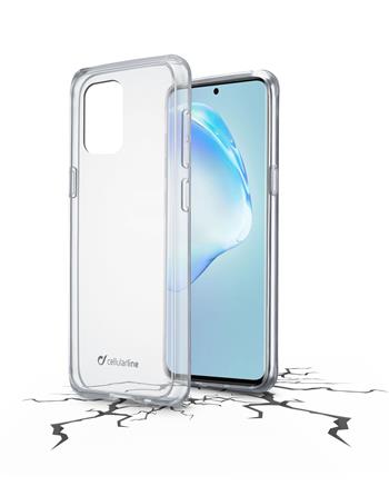 Back clear cover with protective frame Cellularline Clear Duo for Samsung Galaxy S20 +