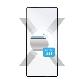 Ochranné tvrzené sklo FIXED 3D Full-Cover pro Samsung Galaxy S10 Lite, s lepením přes celý displej, černé