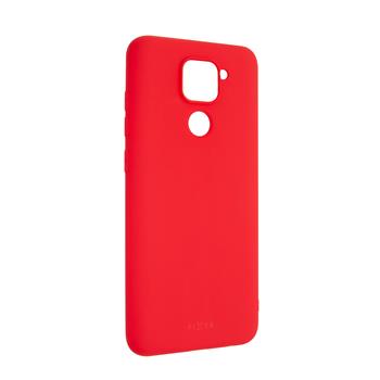 Zadní pogumovaný kryt FIXED Story pro Xiaomi Redmi Note 9, červený