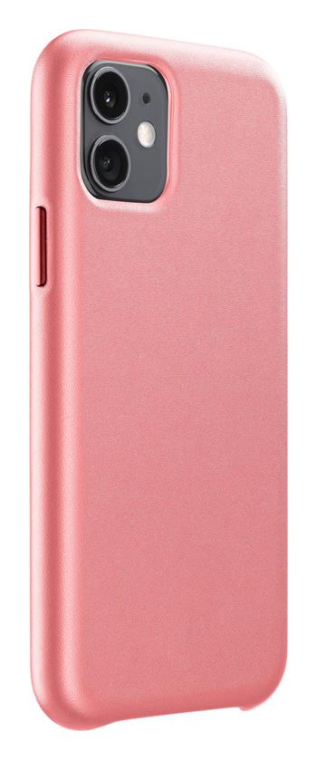 Protective cover Cellularline Elite for Apple iPhone 11, PU leather, salmon