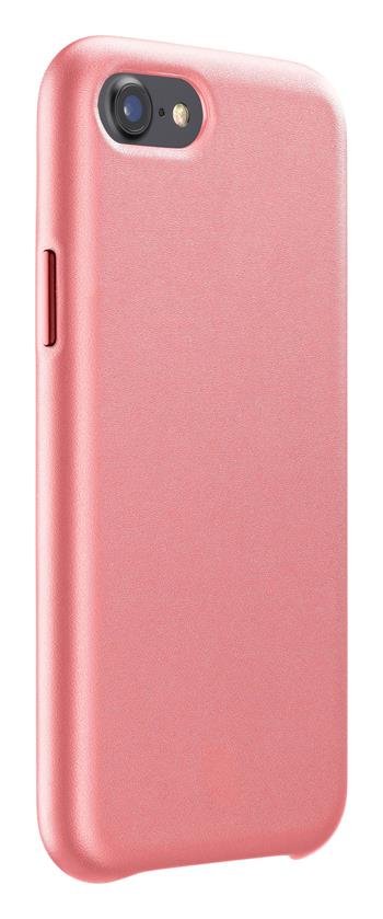 Crotective cover Cellularline Elite for Apple iPhone SE (2020)/8/7/6, PU leather, salmon
