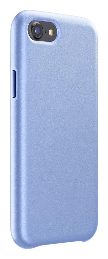Ochranný kryt Cellularline Elite pro Apple iPhone 7/8/SE (2020/2022), PU kůže, světle modrý