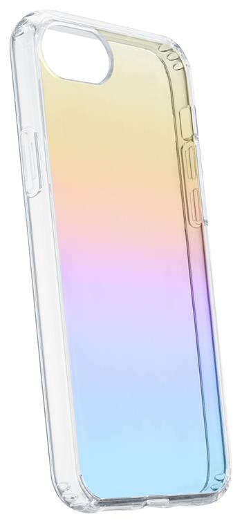 Duhový kryt so zrkadlovým efektom CellularLine Prisma pre Apple iPhone SE (2020)/8/7/6, polotransparentné