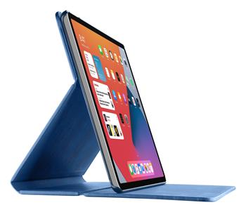 Pouzdro se stojánkem Cellularline Folio pro Apple iPad Air 10,9" (2020), modré