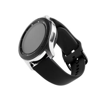 Silikónový remienok FIXED Silicone Strap s Quick Release 20mm pre smartwatch, čierny