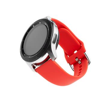 Silikonový řemínek FIXED Silicone Strap s Quick Release 20mm pro smartwatch, červený