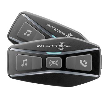 Bluetooth headset for closed and open helmets Interphone U-COM4, Twin Pack