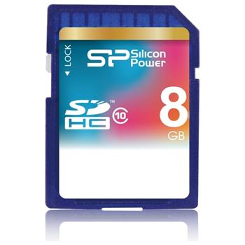 Memory Card Silicon Power SDHC Class 10, 8 GB