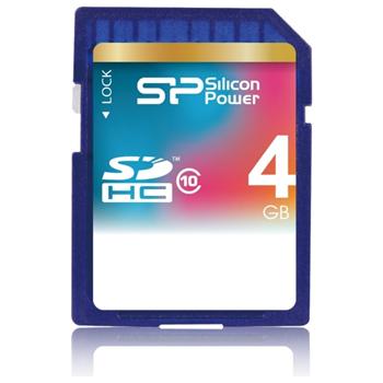Pamäťová karta Silicon Power SDHC Class 10, 4GB