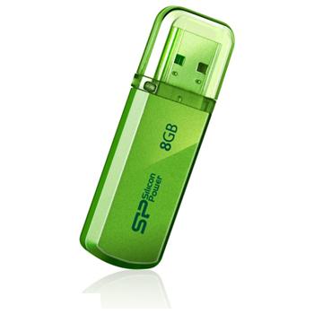 USB flash disk Silicon Power Helios 101, 8GB, USB 2.0, zelený